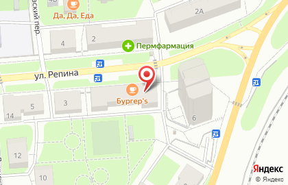 Продуктовый магазин в Перми на карте