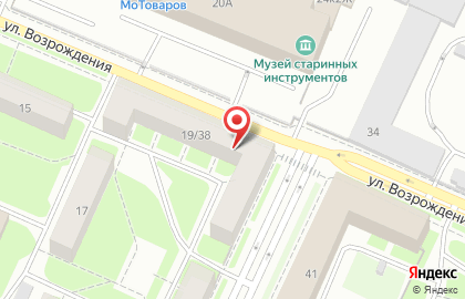 Стоматология Медицина Петербурга на улице Возрождения, 19 на карте