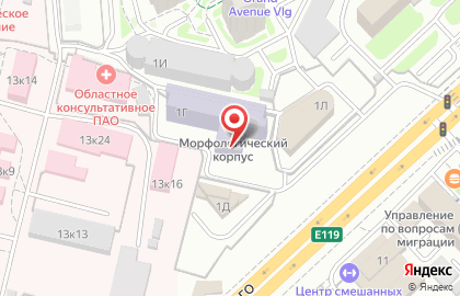 Волгоградский государственный медицинский университет на улице Рокоссовского на карте