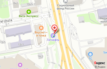 Татнефть в Москве на карте