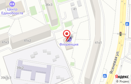 Ресторан Флоренция на Красногвардейской на карте