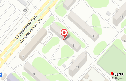 Стоматологическая клиника ЕвроДент на Студенческой улице на карте