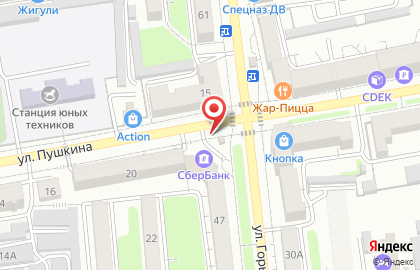 Магазин фруктов и овощей на улице Горького на карте