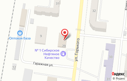 Продуктовый супермаркет Мария-Ра на улице М.Горького на карте