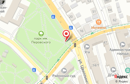 Киоск по продаже печатной продукции в Центральном районе на карте