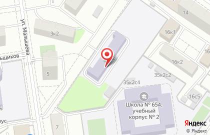Школа с дошкольным отделением Покровский квартал на Текстильщиках на карте