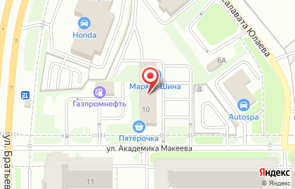 Интернет-магазин шин и дисков Market-Shina на улице Братьев Кашириных на карте