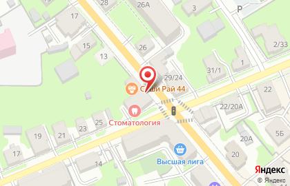 Стоматология в Костроме на карте