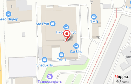 Сеть центров кузовного ремонта Формула Зеро в Орджоникидзевском районе на карте