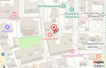 Адвосервис во 2-м Казачьем переулке на карте