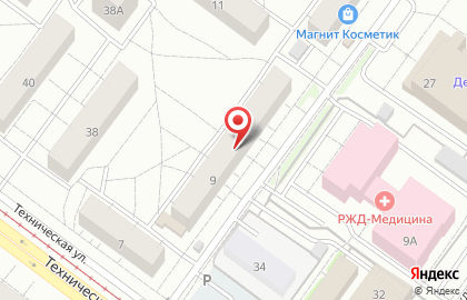 Содружество в Железнодорожном районе на карте