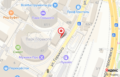 ТЦ Парк Горького в Центральном районе на карте