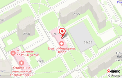 Центр медицины плода Медика на проспекте Ветеранов на карте