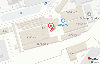 Рынок Дружба в Кемерово на карте