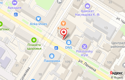 Бренд-секция Sokolov на улице Ленина на карте