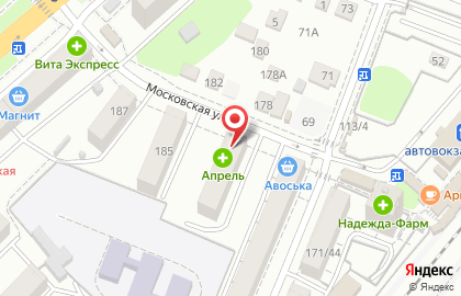 Магазин товаров для сада и огорода Волжский сад на Московской улице на карте