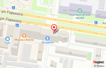 Мини-маркет Maxima на улице Горького, 152 на карте