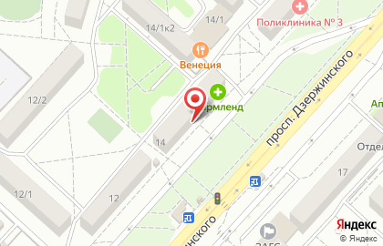 Сервисный центр по ремонту компьютеров на проспекте Дзержинского на карте
