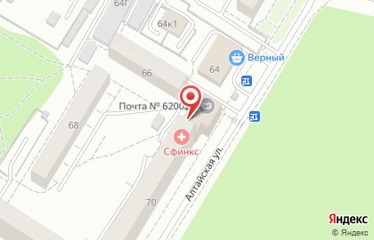 Оздоровительный комплекс Сфинкс в Чкаловском районе на карте