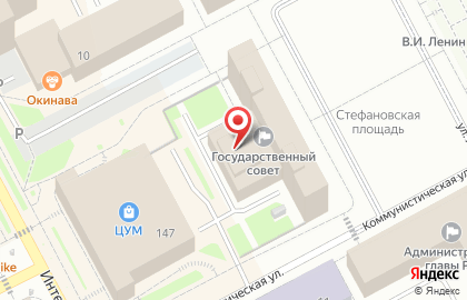 Министерство архитектуры и строительства Республики Коми на карте
