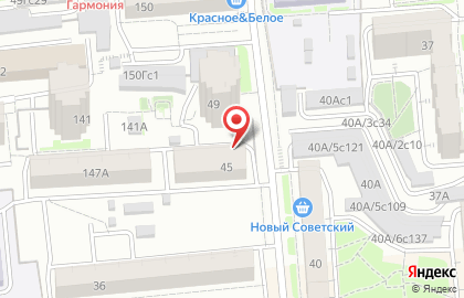 Общежитие на улице Декабристов на карте