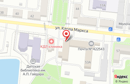 Таттелеком в Казани на карте