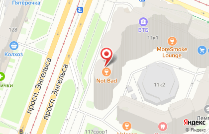 Центр бытовых услуг Пингвин на проспекте Луначарского на карте