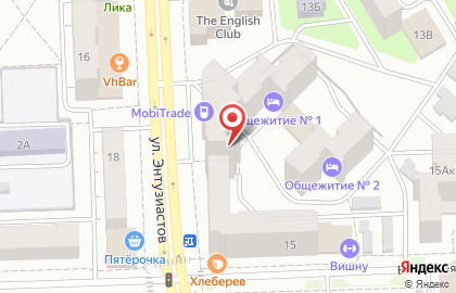 Event-агентство Gallery на улице Энтузиастов на карте
