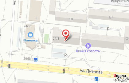 Обувной магазин Юничел в Кировском округе на карте