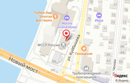 Банк ВТБ в Астрахани на карте