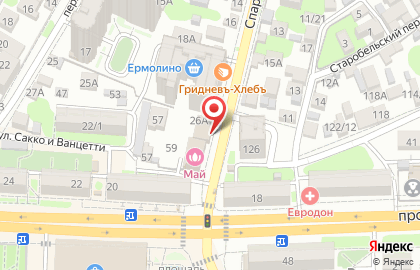 Служба аварийных комиссаров на Спартаковской улице на карте