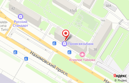 Продуктовый магазин в Москве на карте