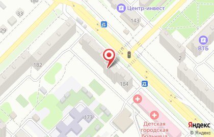 Юридическое бюро Партнер на улице М.Горького на карте
