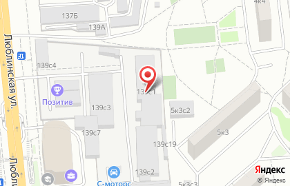 Торгово-производственная фирма Ноосфера на Люблинской улице на карте