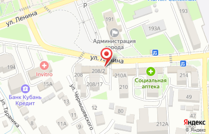 Магазин Урал в Краснодаре на карте