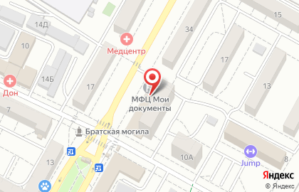 Торгово-сервисная фирма КомпАС в Краснооктябрьском районе на карте