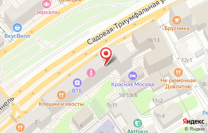 Сеть крафтовых кофе-баров MyYummy на Садовой-Триумфальной улице на карте