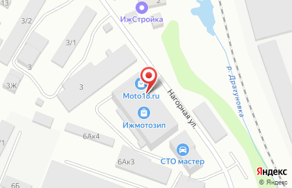 Интернет-магазин мототехники Мото18 на Областной улице на карте
