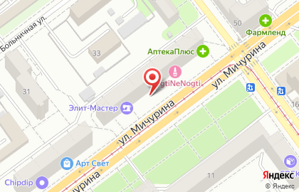 Арина на улице Мичурина на карте