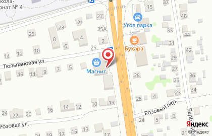 Супермаркет Магнит у дома в Кировском районе на карте