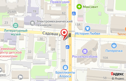Магазин Белорусские колбасы на улице Радищева на карте