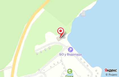 База отдыха У Водопада на карте