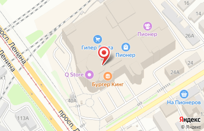 Салон аксессуаров Буква Ю на карте