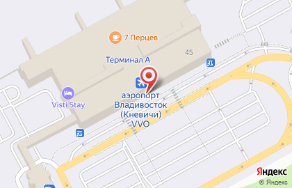 Гостиница Аэрофлот-Российские Авиалинии во Владивостоке на карте