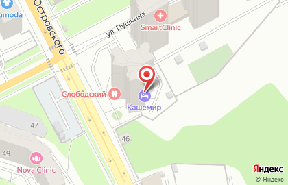 Хостел Кашемир на карте