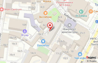 Танцевальный интернет-магазин DanceShop.ru на Мясницкой улице на карте