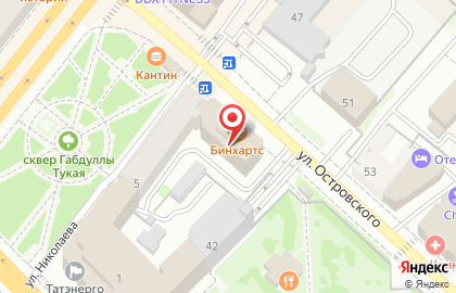 Телекоммуникационная компания Простор Телеком на улице Островского на карте
