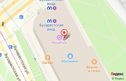 Кальянная 1/2 of you на Бухарестской улице на карте