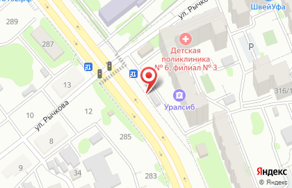 Продовольственный магазин в Ленинском районе на карте