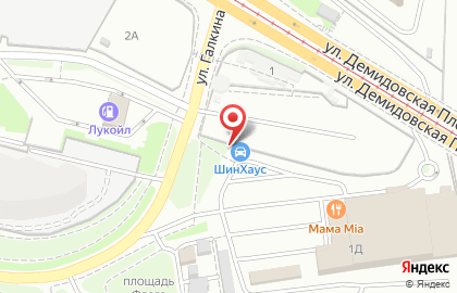 Интернет-магазин шин и дисков ШинХаус в Зареченском районе на карте